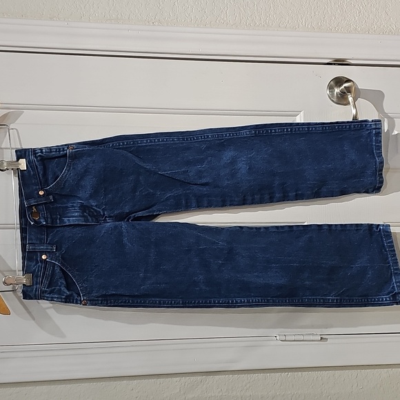 Wrangler  Vintage 90's Boy’s Cowboy Cut Original Fit Jeans - 13MWZBP Size 8Reg - Picture 1 of 13
